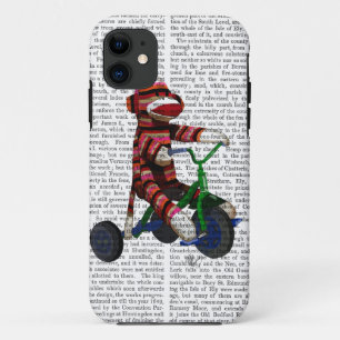 Coques Pour iPhone Singe de chaussette sur le tricycle