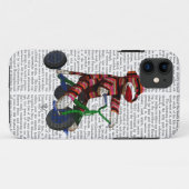 Coques Case-Mate iPhone Singe de chaussette sur le tricycle (Dos (Horizontal))