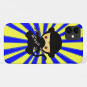 Coques Case-Mate iPhone Singe de Kawaii Ninja (Dos (Horizontal))