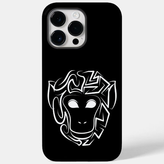 Coques Case-Mate iPhone Singe tribal noir et blanc (Verso)
