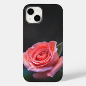 Coques Case-Mate iPhone Single Pink Rose with Dew (Verso)