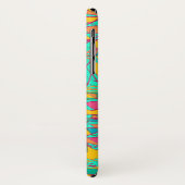 Coques Case-Mate iPhone Siobhan d'art abstrait noir orphelin (Dos/Gauche)