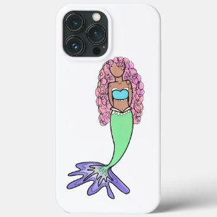 Case-Mate iPhone Case sirène arc-en-ciel rose bleu violet vert noir bouc