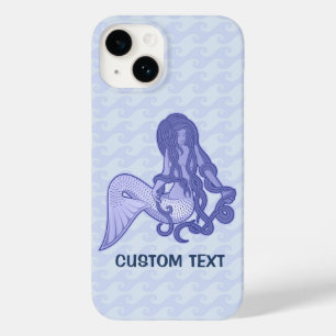 Coques Pour iPhone Sirène assise Bleue