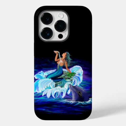 Coques Case-Mate iPhone Sirène avec dauphin (Verso)