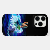 Coques Case-Mate iPhone Sirène avec dauphin (Verso (horizontal))