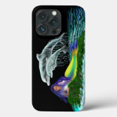 Coques Case-Mate iPhone Sirène avec dauphins (Verso)