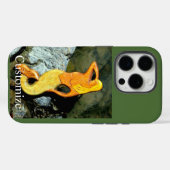 Coques Case-Mate iPhone sirène blonde aux aguets (Verso (horizontal))