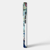 Coques Case-Mate iPhone sirène blonde en rouge (Verso / Gauche)