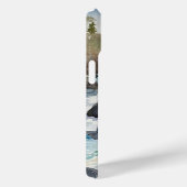 Coques Case-Mate iPhone Sirène D'Aquarelle Sur Les Rochers Océaniques (Verso / Droite)