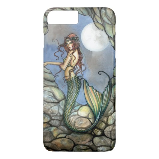 Coques Case-Mate iPhone Sirène de la fantaisie artistique de la caverne ca (Dos)