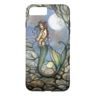 Coque iPhone 7 Plus Sirène de la fantaisie de la caverne cachée Art de