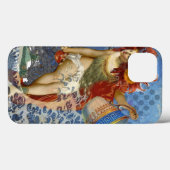 Coques Case-Mate iPhone Sirène du Verseau Art Gothique Bleu (Verso (horizontal))