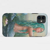 Coques Case-Mate iPhone sirène d'une chevelure verte (Dos (Horizontal))