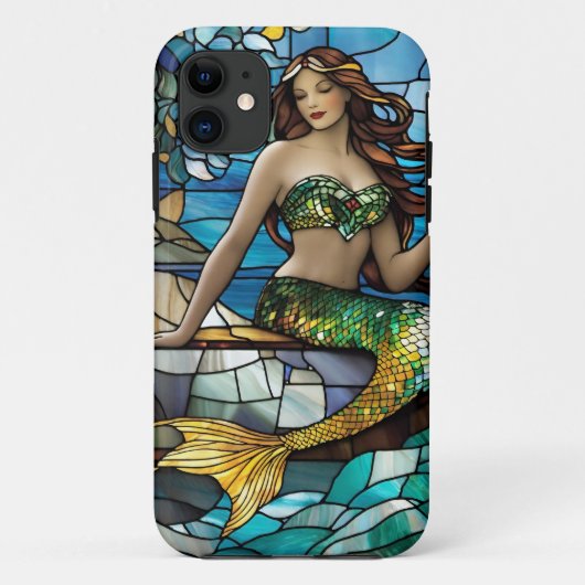 Coques Case-Mate iPhone Sirène en verre (Dos)