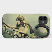 Coques Case-Mate iPhone Sirène et roses (Dos (Horizontal))