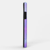 Coques Case-Mate iPhone Sirène rose pastel, aqua et lilas (Dos/Droite)