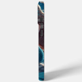 Coques Case-Mate iPhone Sirène sur la plage la nuit (Verso / Gauche)