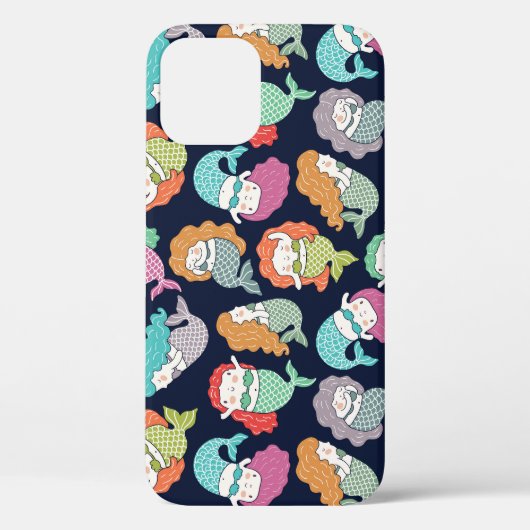 Coques Case-Mate iPhone Sirènes : motif sans soudure fantaisiste. (Verso)