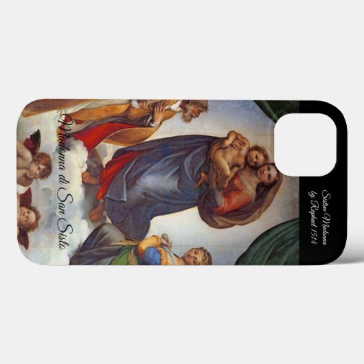 Coques Case-Mate iPhone Sistine Madonna (Verso (horizontal))