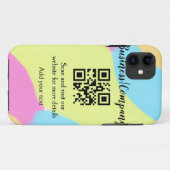 Coques Case-Mate iPhone Site web simple de société commerciale code-barres (Dos (Horizontal))