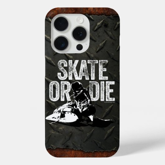 Coques Case-Mate iPhone Skate Or Die (Hockey) Case-Mate iPhone Case (Verso)