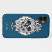 Coques Case-Mate iPhone skateboard Custom Skeleton Nautique King (Dos (Horizontal))