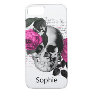 Case-Mate iPhone Case Skateboard Moderne Rose rose crâne
