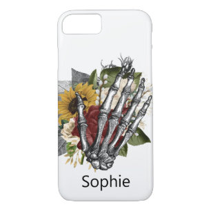 Case-Mate iPhone Case Skateboard Moderne Rose Rouge Skeleton Main