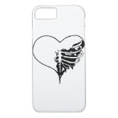 Coques Case-Mate iPhone Skeleheart - Blanc (Dos)