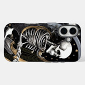 Coques Case-Mate iPhone Skeleton and Harp I (Verso (horizontal))