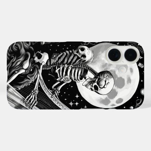 Coques Case-Mate iPhone Skeleton and Harp III (Verso (horizontal))