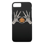 Coques Case-Mate iPhone Skeleton Coeur main et Citrouille Drôle Hondelle c (Dos)