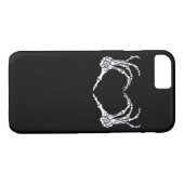 Coques Case-Mate iPhone Skeleton Coeur main Halloween Design (Dos (Horizontal))