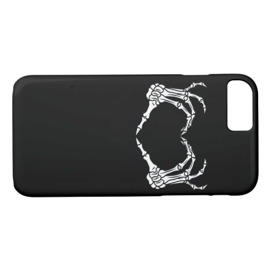 Coques Case-Mate iPhone Skeleton Coeur main Halloween Design (Dos (Horizontal))