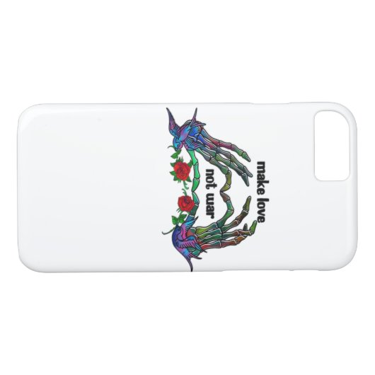 Coques Case-Mate iPhone Skeleton conception de coeur main (Dos (Horizontal))
