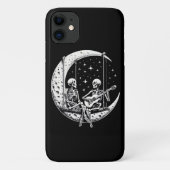 Coques Case-Mate iPhone Skeleton Couple Moon Guitare (Dos)