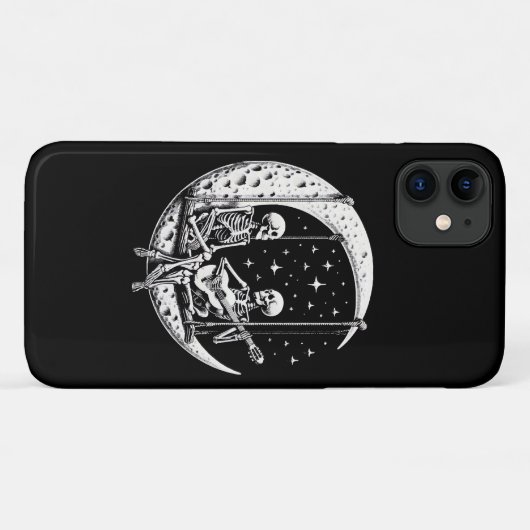 Coques Case-Mate iPhone Skeleton Couple Moon Guitare (Dos (Horizontal))