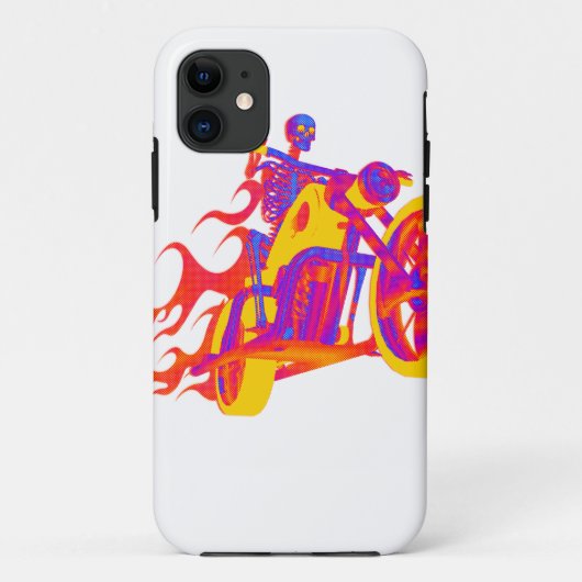 Coques Case-Mate iPhone Skeleton en moto (Dos)