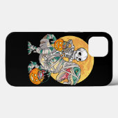 Coques Case-Mate iPhone Skeleton équitation T Rex Lune Mummy Dinosaure Enf (Verso (horizontal))
