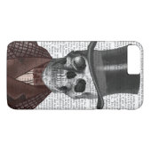 Coques Case-Mate iPhone Skeleton Gentleman et chapeau supérieur (Dos (Horizontal))