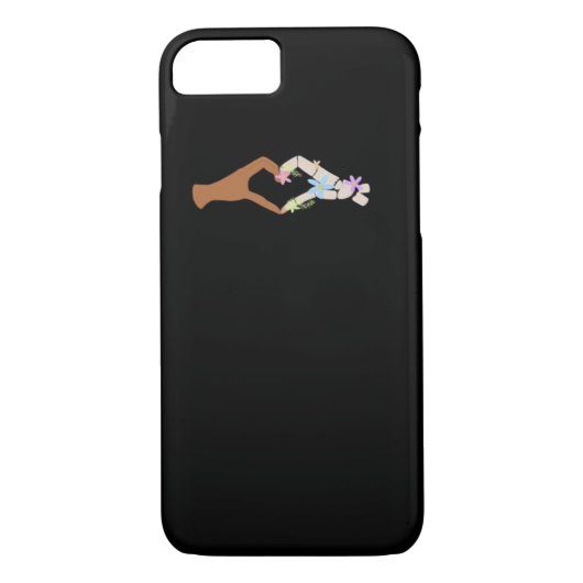 Coques Case-Mate iPhone Skeleton Hands Heart Show Basic (Dos)