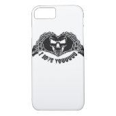 Coques Case-Mate iPhone Skeleton Hands Skull, Halloween Design Pour Backgr (Dos)