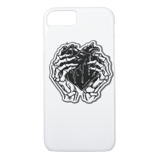 Coques Case-Mate iPhone Skeleton Heart Hands Drôle (Dos)