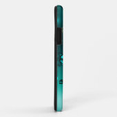 Coques Case-Mate iPhone Skeleton Keys on Green Background (Dos/Droite)