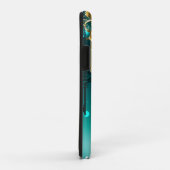 Coques Case-Mate iPhone Skeleton Keys on Green Background (Dos/Droite)