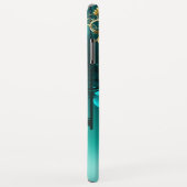 Coques Case-Mate iPhone Skeleton Keys on Green Background (Dos/Droite)