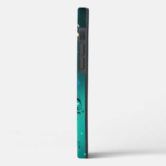 Coques Case-Mate iPhone Skeleton Keys on Green Background (Verso / Gauche)