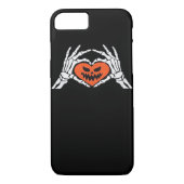 Coques Case-Mate iPhone Skeleton Met Un Coeur Halloween Éffrayant Classiqu (Dos)