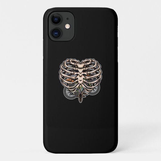 Coques Case-Mate iPhone Skeleton Rib Cage Halloween VTT MTB Love (Dos)